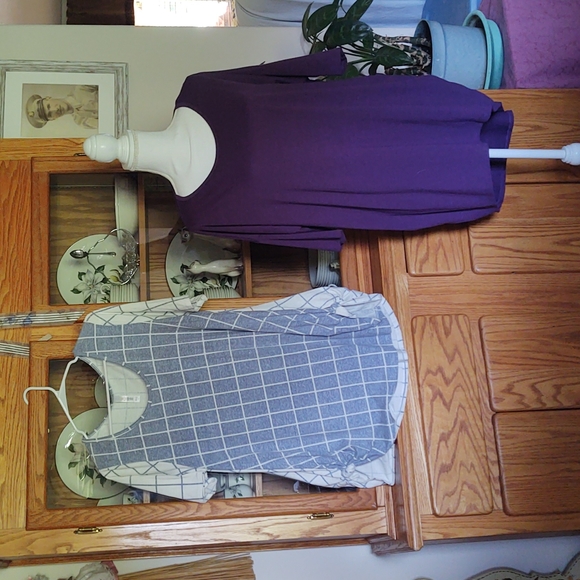 2 Large LulaRoe shirts - Picture 1 of 4